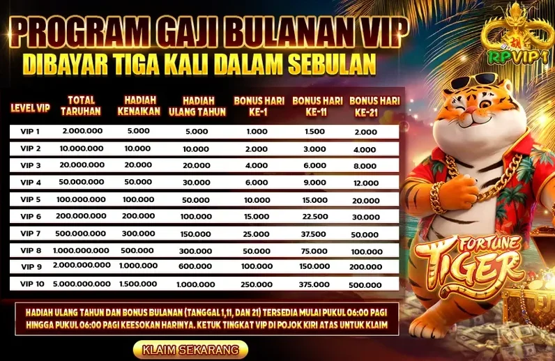 PROGRAM GAJI BULANAN VIP